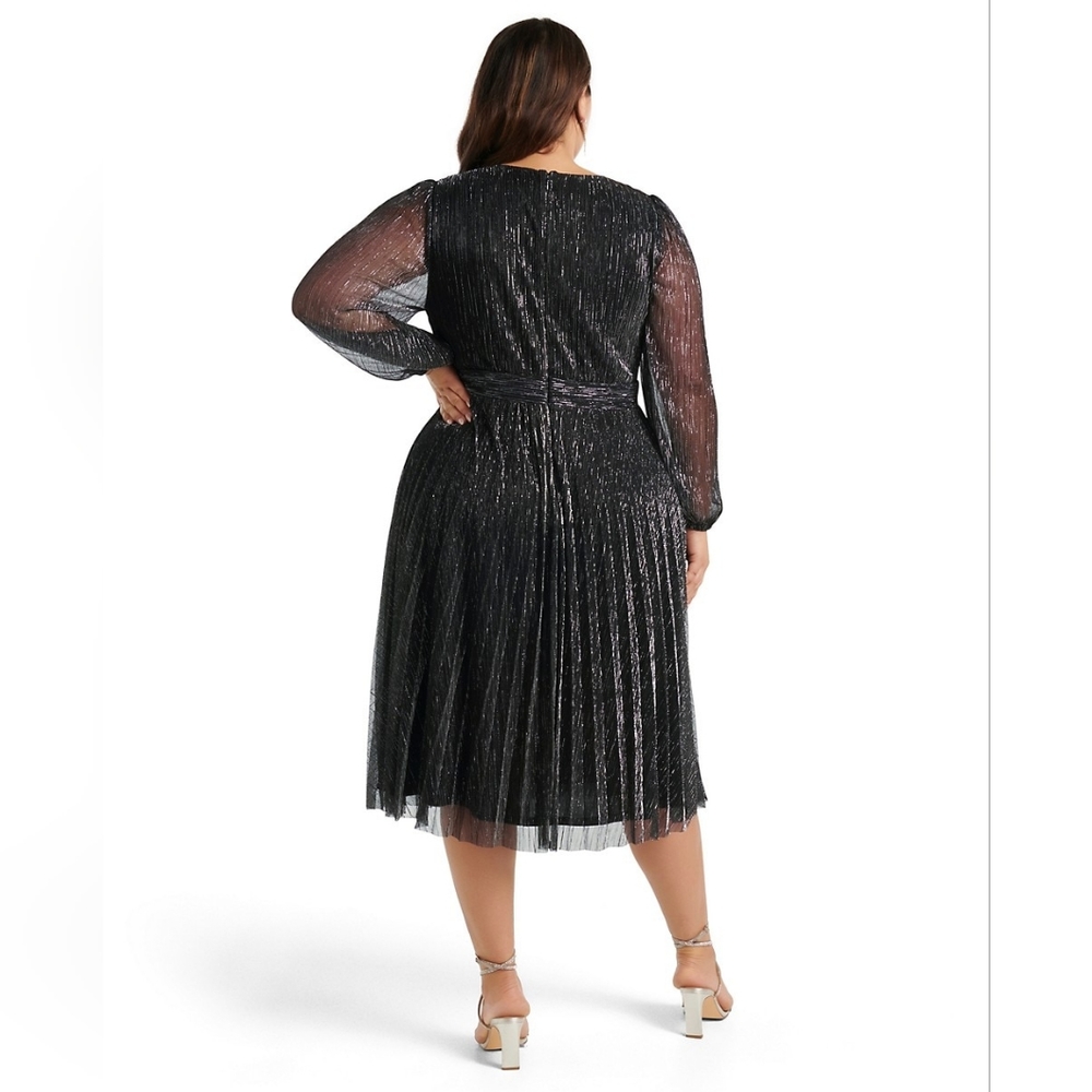 EVERNEW Taylor Curve Pleated Plisse Midi Plus - Picture 3 of 7